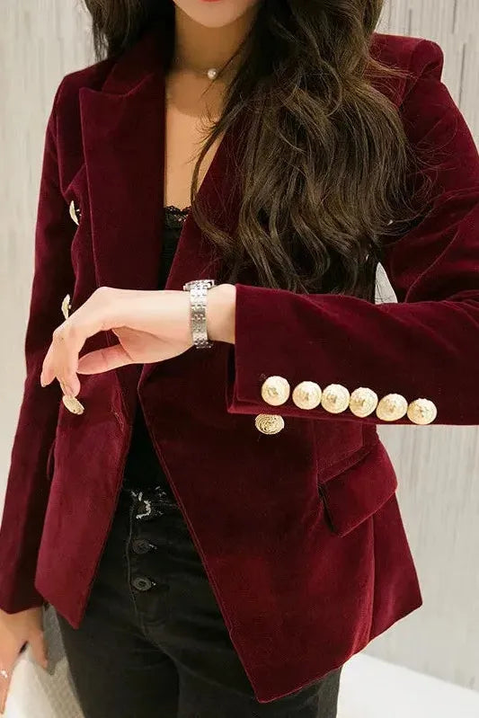 Blazer | Doppelreihig Knopfdetails