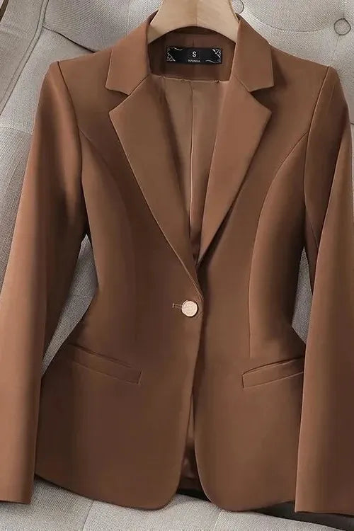 Blazer | Tailliert Einreiher Knopfverschluss