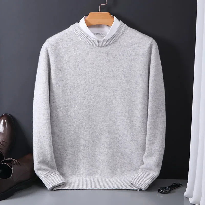 Strickpullover Rundhalsausschnitt | Klassisches Design