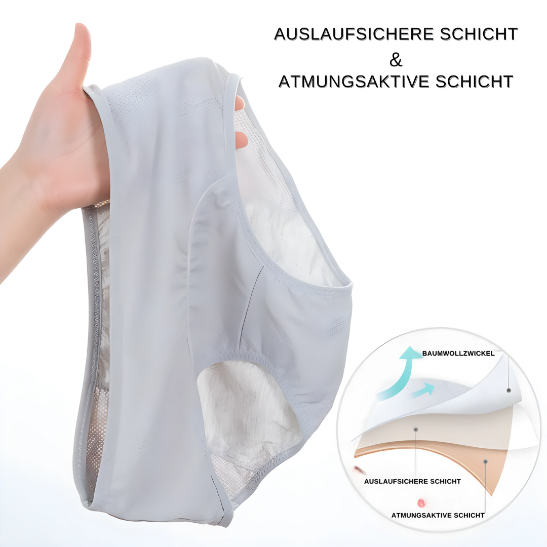 Damen Slip | Auslaufsicher Geruchsneutral Bequemer Alltag