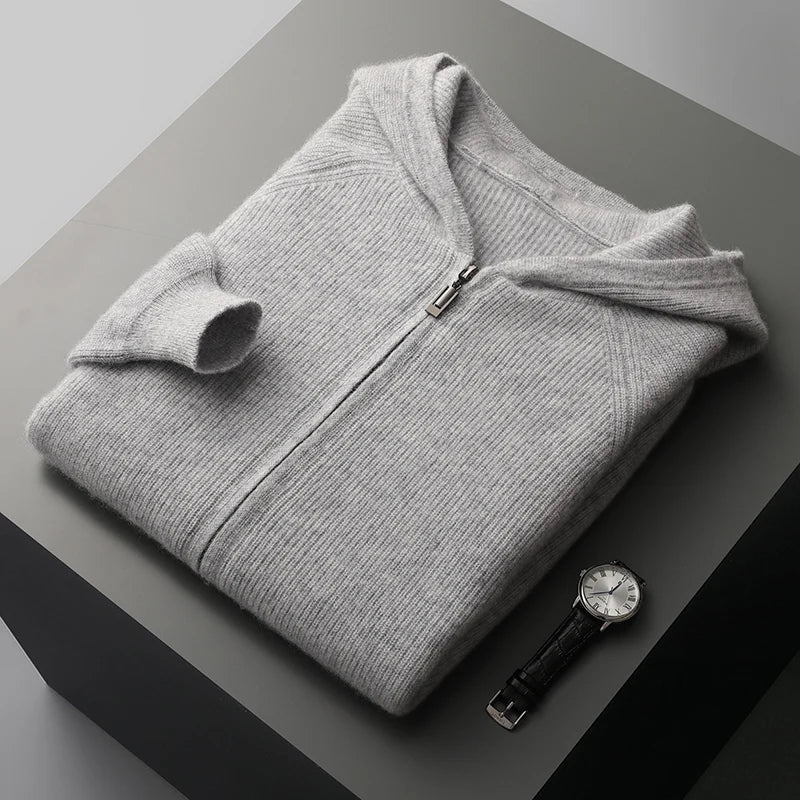 Hoodie mit Reissverschluss - Schlichtes Kapuzendesign