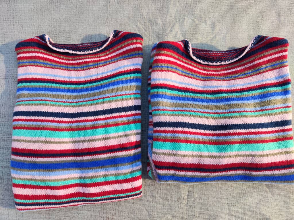 Pullover | Rundhalsausschnitt mit Strickmuster