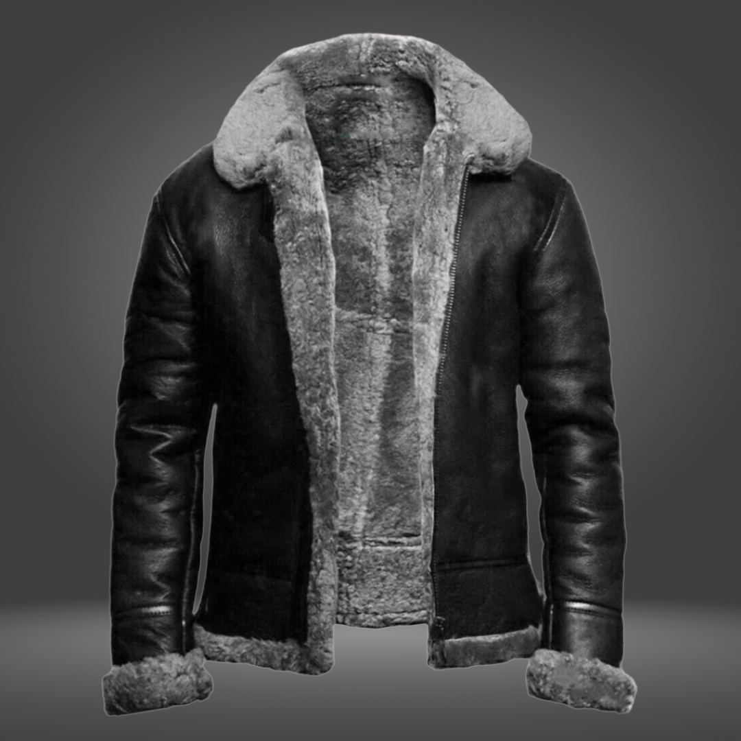 Pilot Winterjacke | Fellkragen Mit Reißverschluss