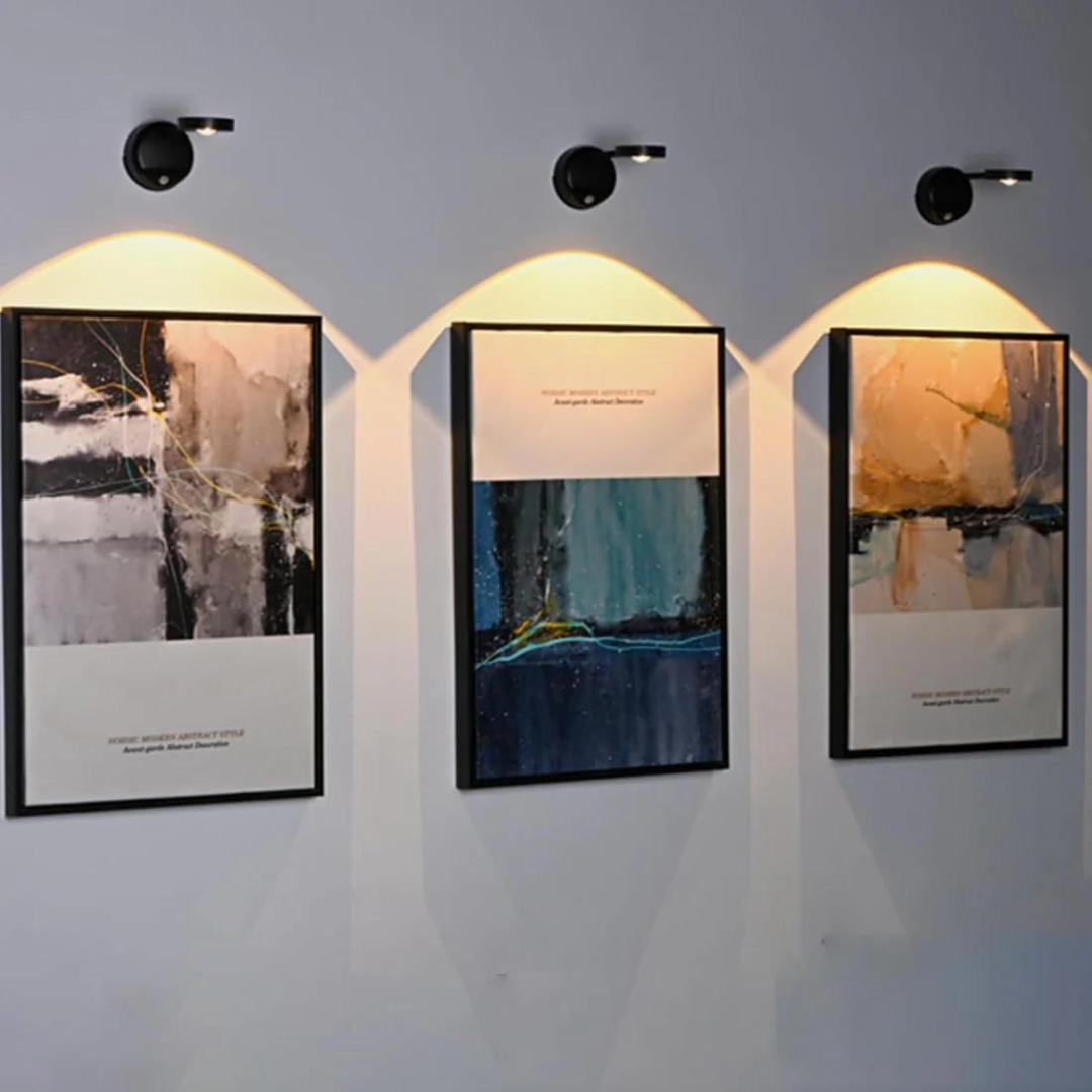 LED Wandleuchte Spot Mit Bewegungssensor | Kabellos 360 Grad Verstellbar