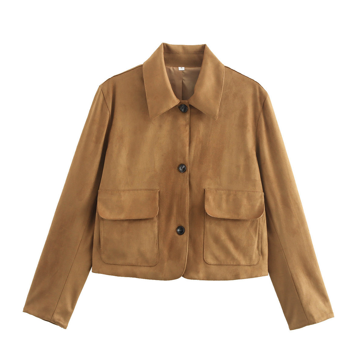 Kurzjacke mit Knöpfen - Gerader Schnitt mit Taschen