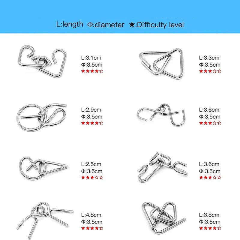 Kinder Knobel Puzzles | Logikrätsel Set Für Konzentration Geduld Und Problemlösung