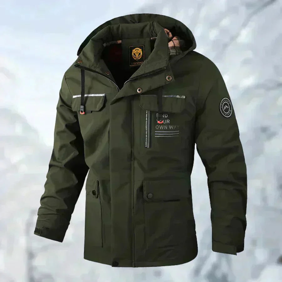 Winterjacke - Kapuze und Mehrfach-Taschen
