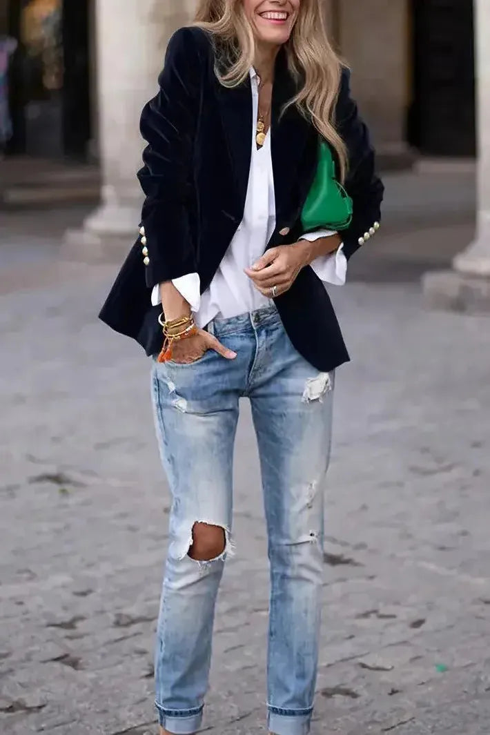 Blazer | Klassisch Knopfdetails