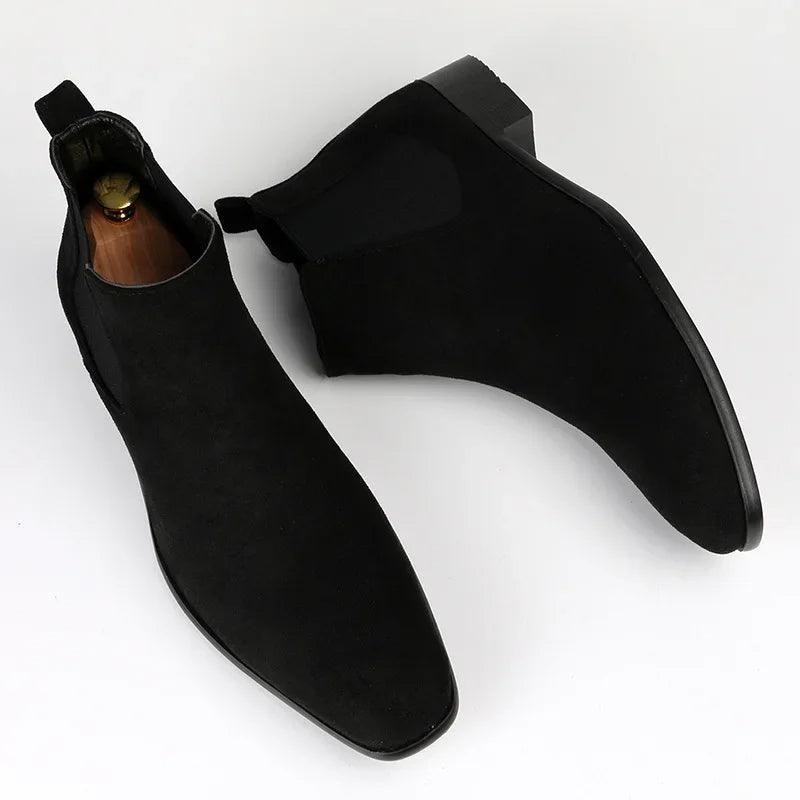 Stiefeletten Herren - Klassisch Schmal mit Seiteneinsatz