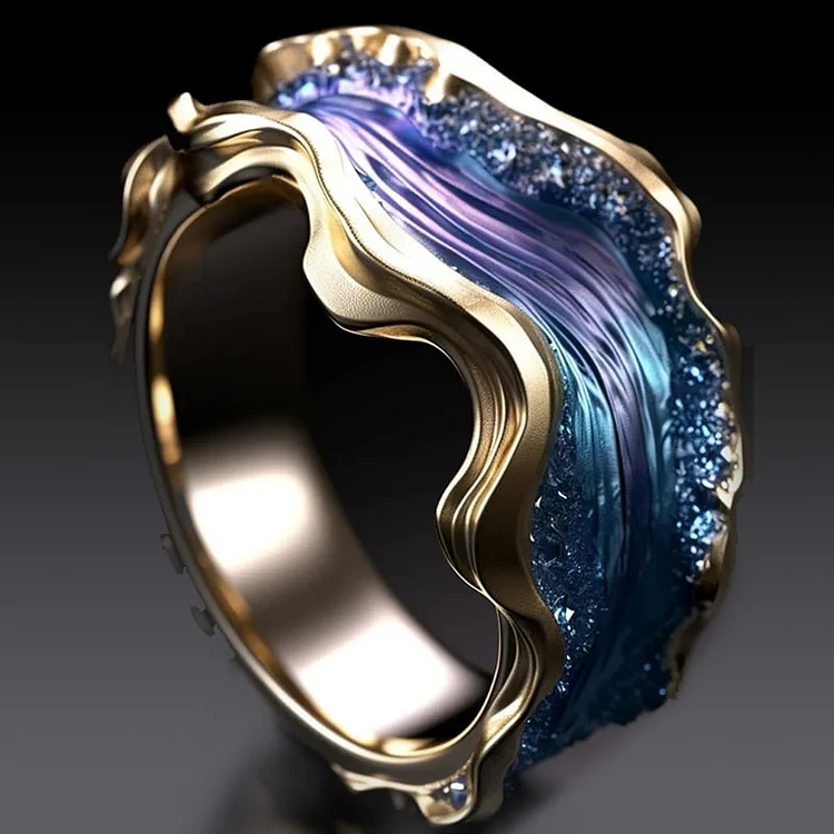 Statement Ring Mit Kristalloptik | Auffälliges Design