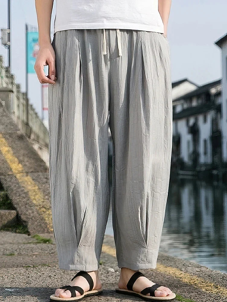 Herren Hose Weit Freizeithose