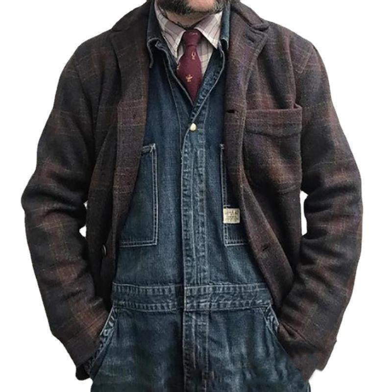 Winterjacke Herren | Lockerer Schnitt Mit Reverskragen