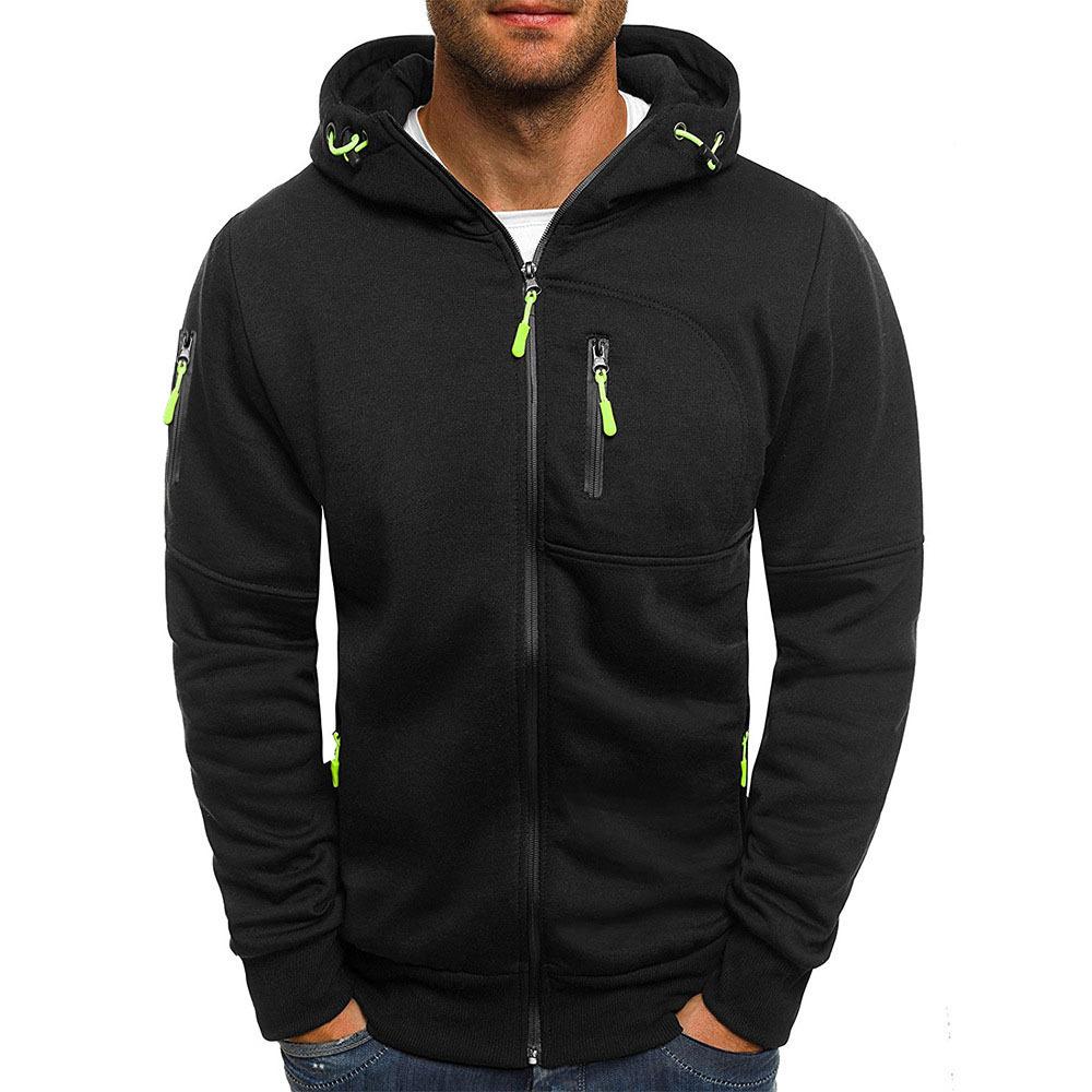 Kapuzensweatshirt Mit Reißverschluss - Sportlicher Hoodie Stil