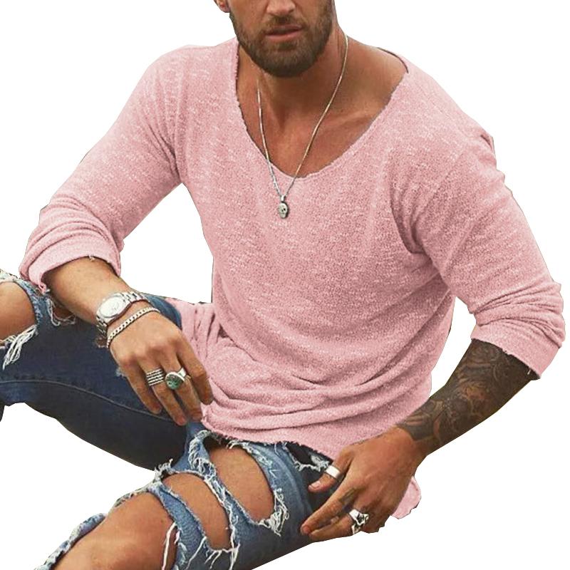 Langarm Shirt | Lockerer Rundhals Schnitt