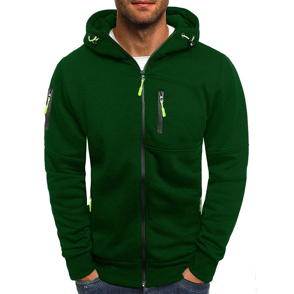 Kapuzensweatshirt Mit Reißverschluss - Sportlicher Hoodie Stil