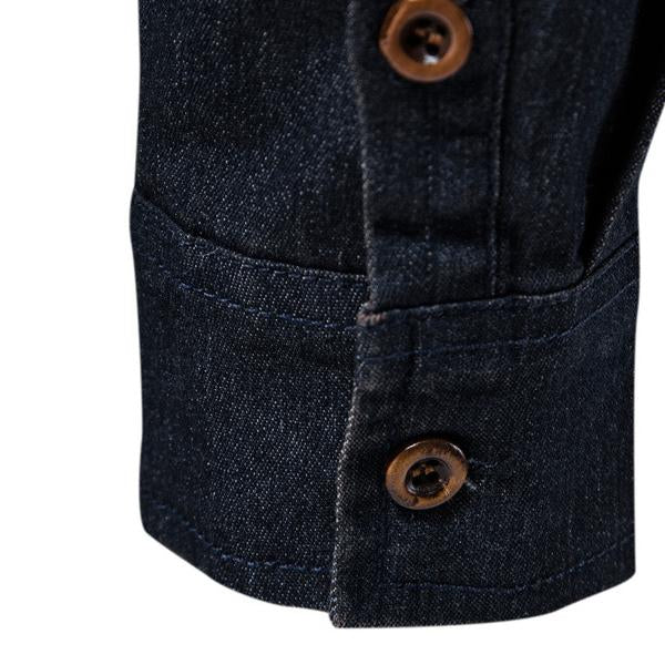 Jeanshemd Langarm | Brusttaschen