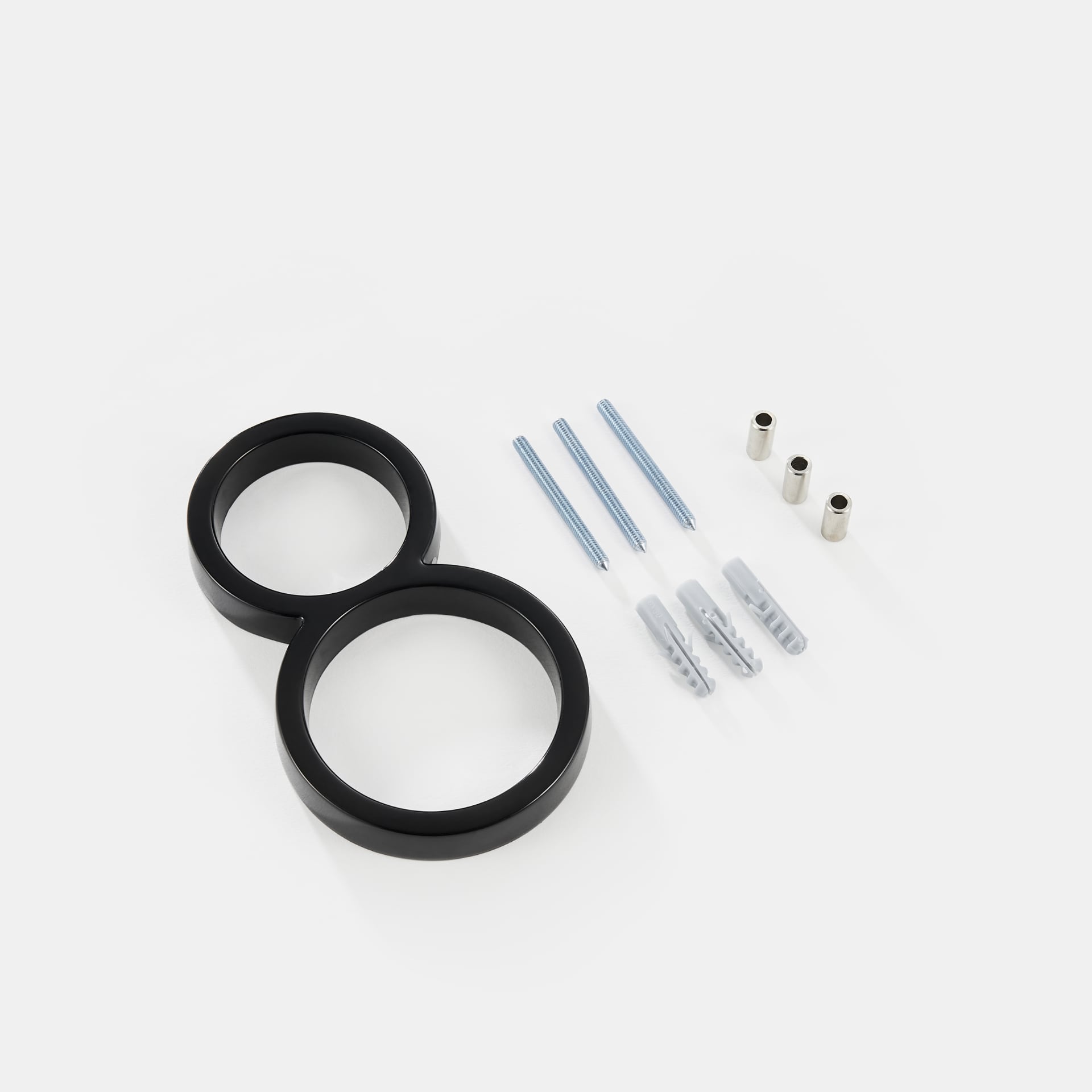 Hausnummern Schwarz Modern | Einfach zu montieren für Außenbereich