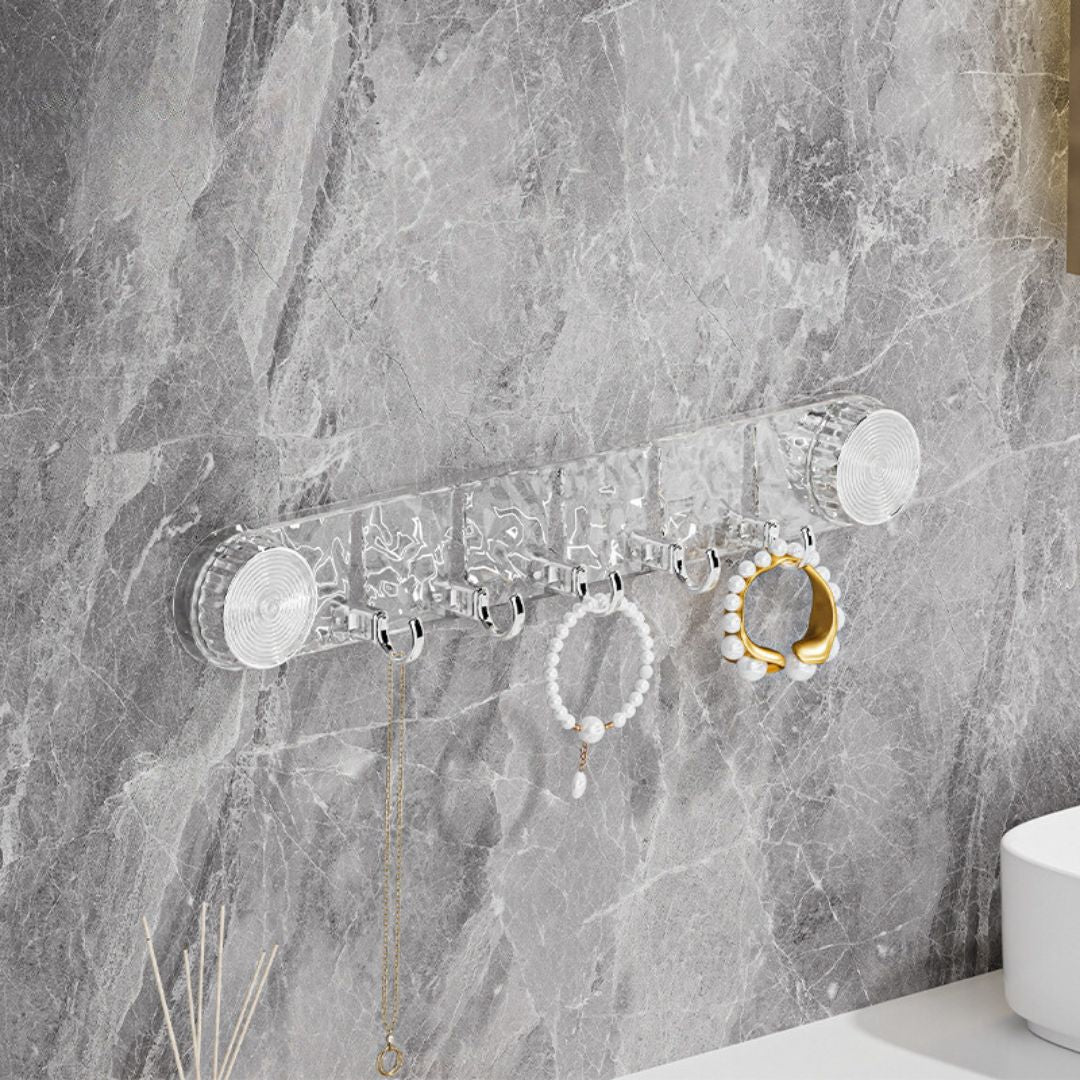 Saugnapf Hakenleiste | Bohrenfrei Drehbar Für Bad Küche Und Schlafzimmer