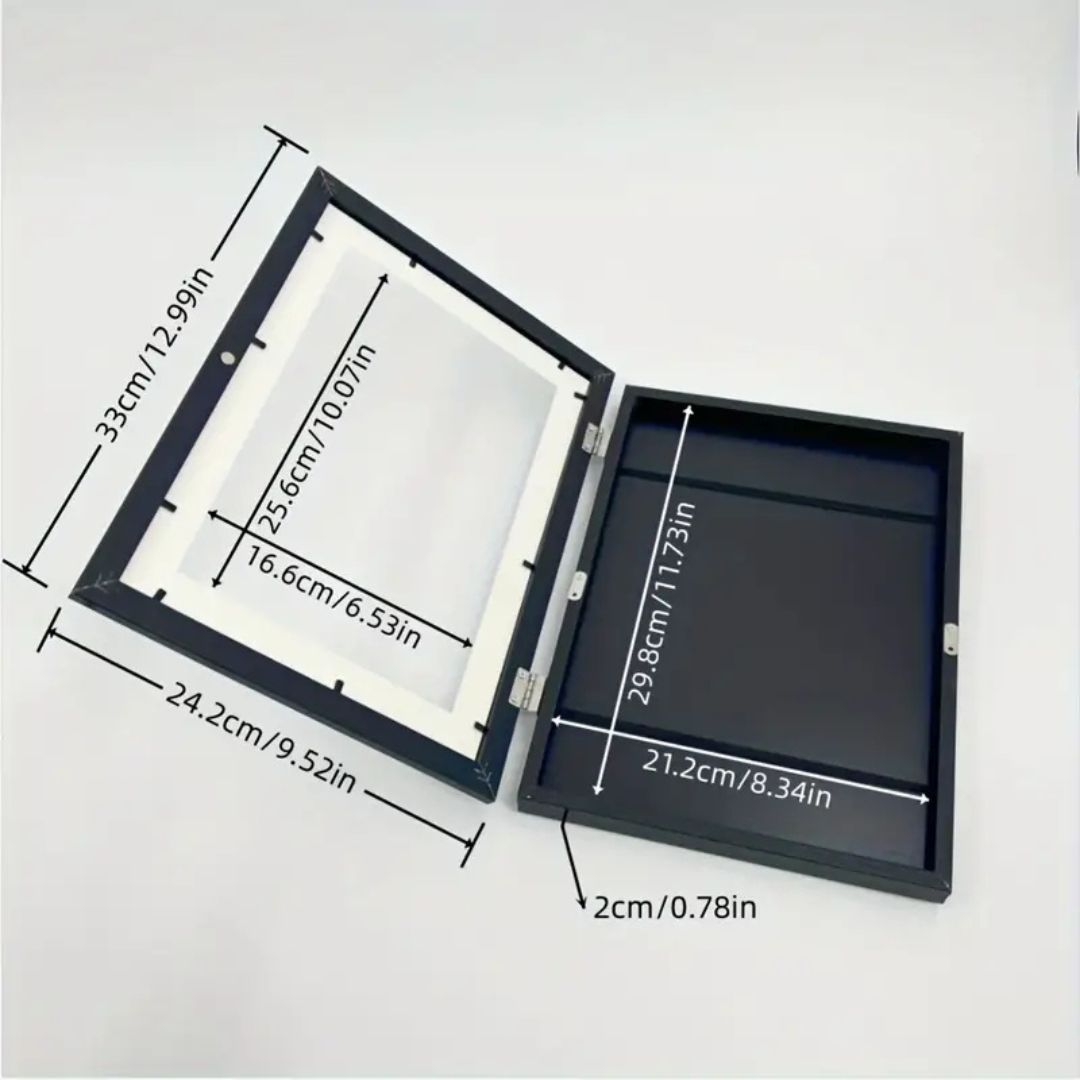 Bilderrahmen Für Bis Zu 150 Kinderzeichnungen | Einfach Wechselbarer Rahmen Zur Präsentation Und Aufbewahrung