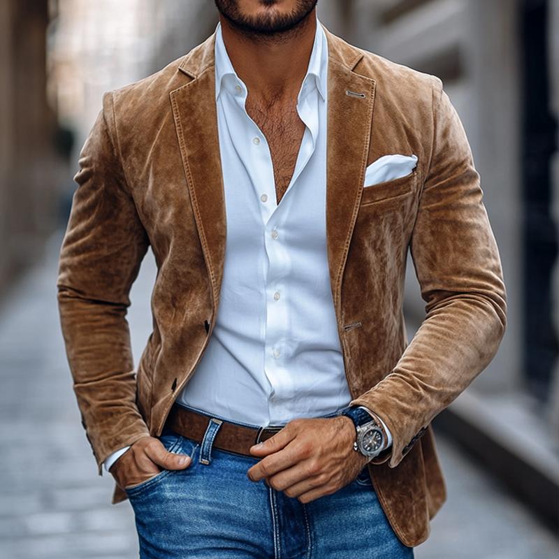 Blazer | Zwei Knöpfe Klassischem Revers