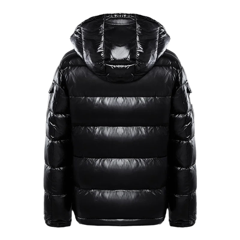 Winter Daunenjacke Herren - Gesteppt mit Kapuze