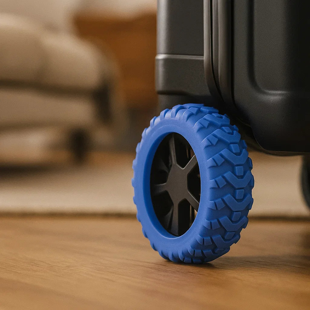 Rollenschutz Für Koffer | Schutzkappen Für Kofferräder Einfach Anzubringen