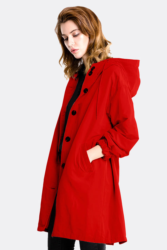Übergangsjacke mit Kapuze | Windbreaker