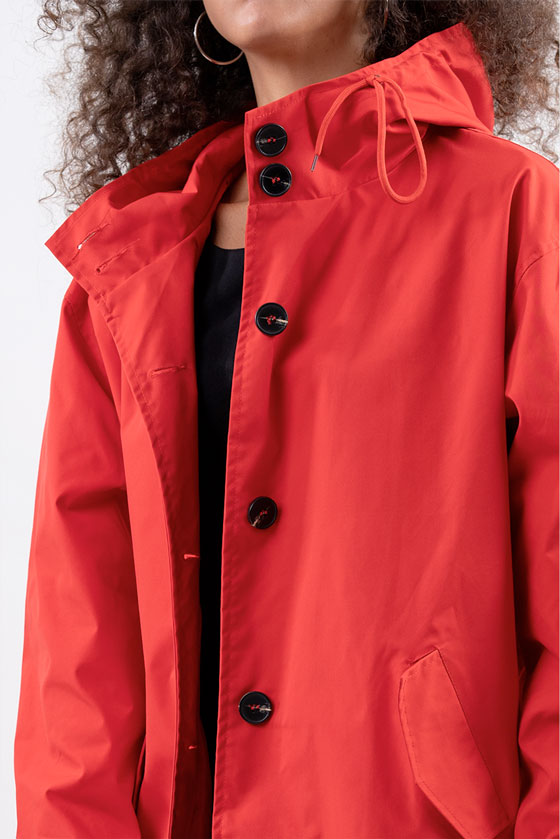 Übergangsjacke mit Kapuze | Windbreaker