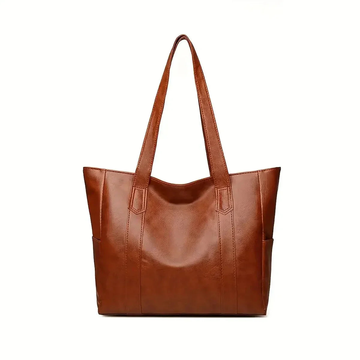 Shopper Tasche - Klassisches Design Mit Seitentaschen
