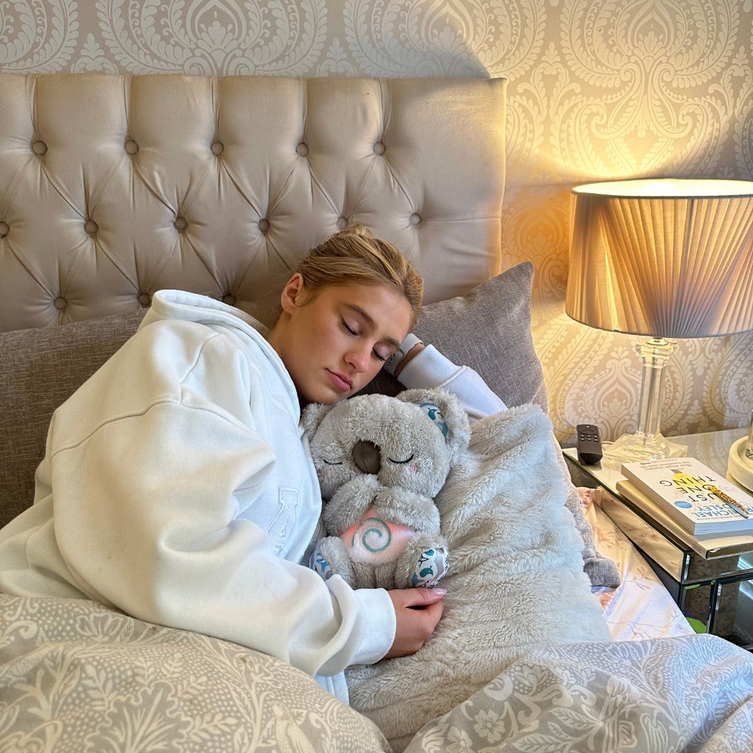 Koala Plüschtier Atemspielzeug Nachtlicht | Kuscheltier mit LED-Beleuchtung