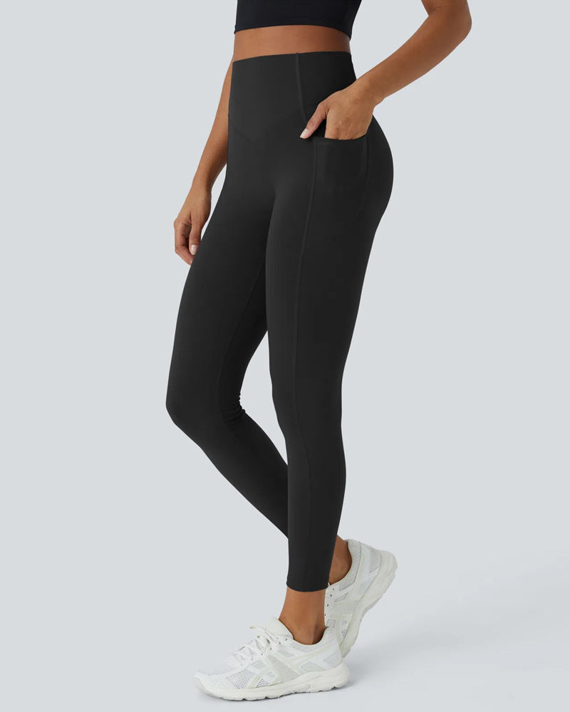 Leggings - Hoher Bund mit Seitentasche