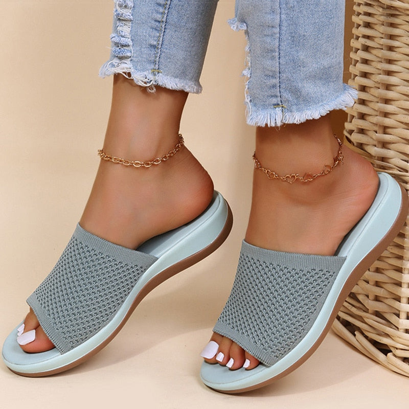 Damen Sommer Hausschuhe