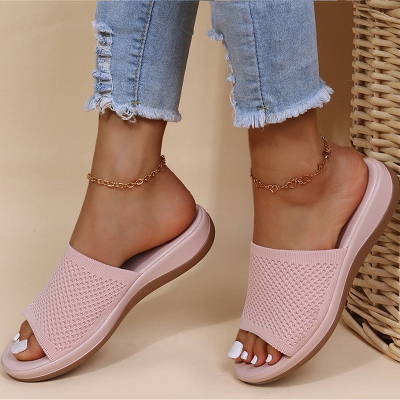 Damen Sommer Hausschuhe