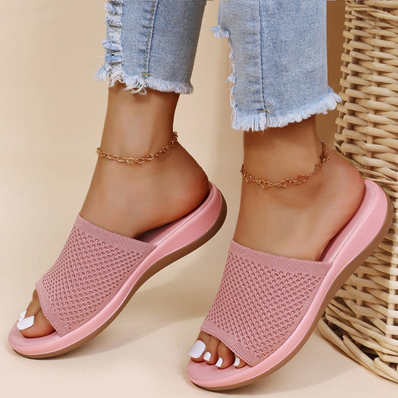 Damen Sommer Hausschuhe
