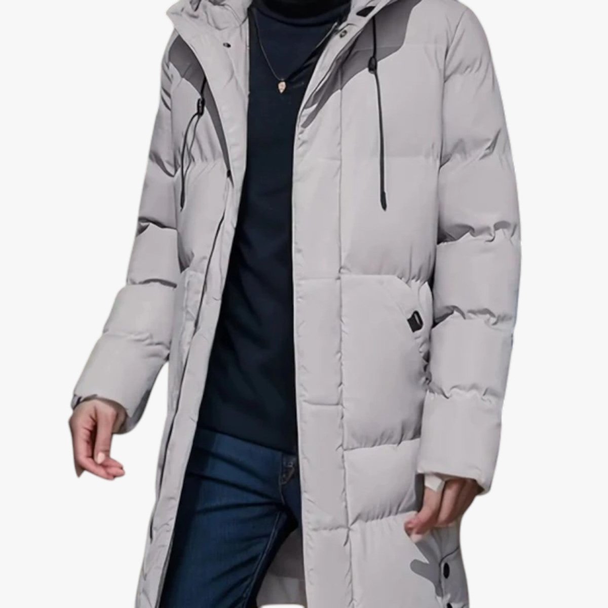 Veladro - Lange Winterjacke für Herren - Modeir