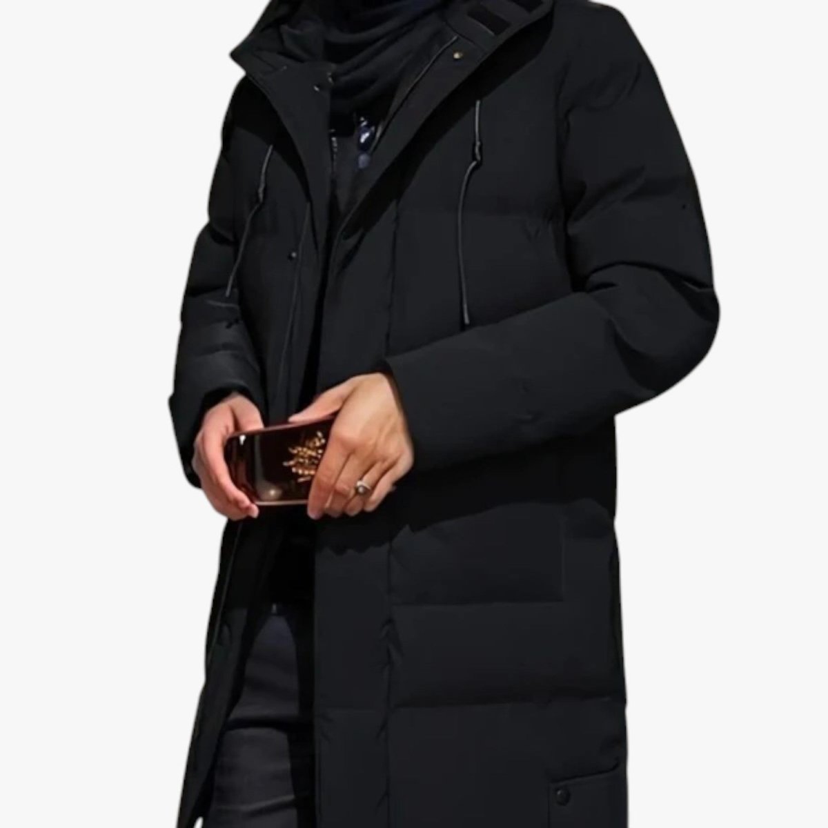 Veladro - Lange Winterjacke für Herren - Modeir