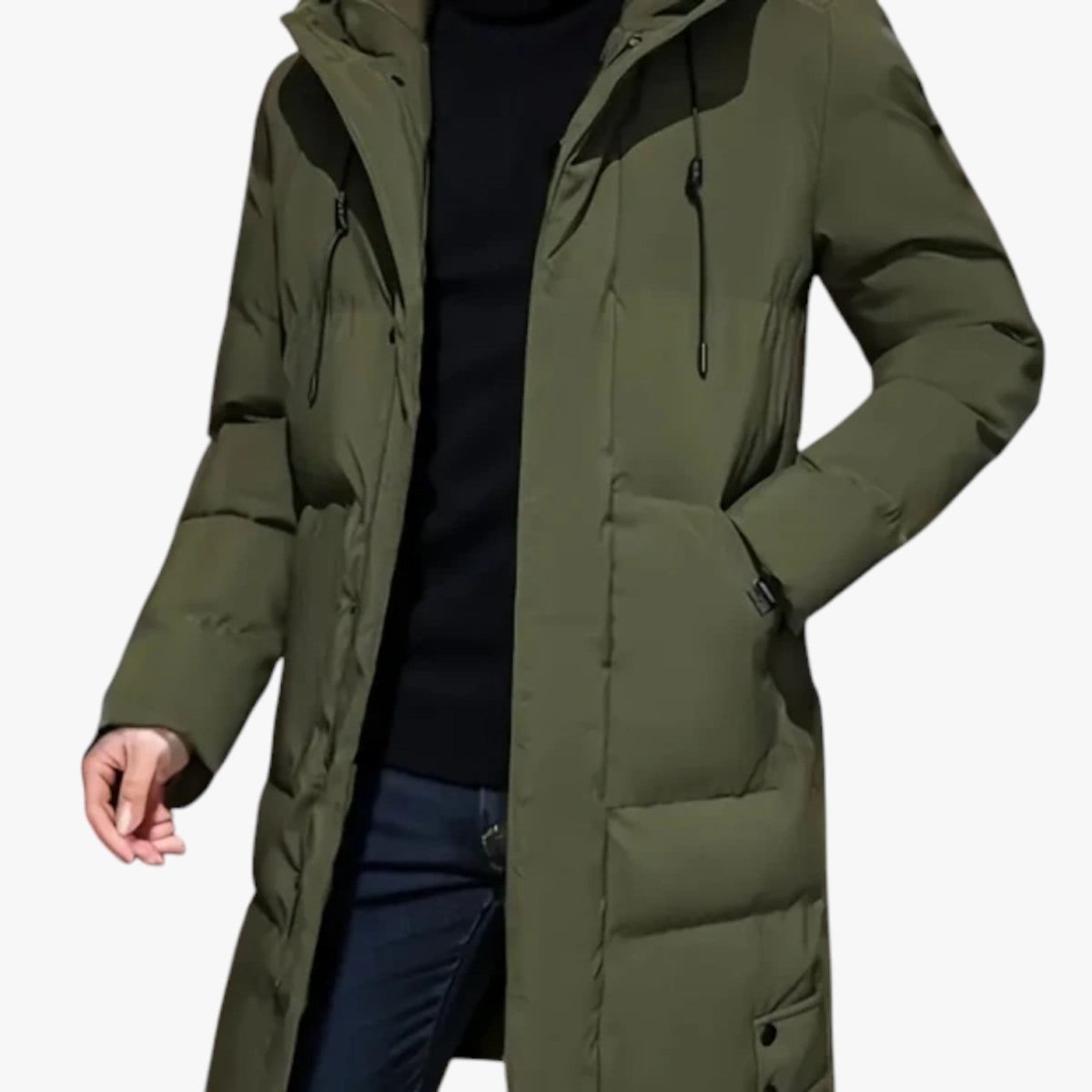 Veladro - Lange Winterjacke für Herren - Modeir