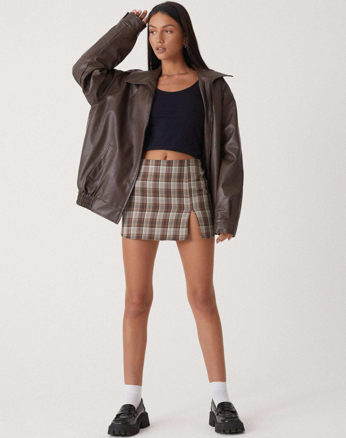 Oversized Übergangsjacke - Mit Kragen und Reißverschluss
